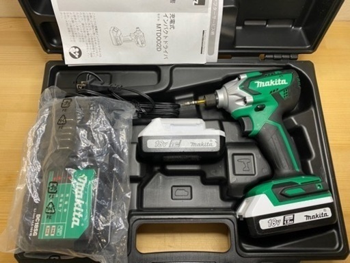 中古 マキタ MTD002DSX 18V 充電式インパクトドライバー　フルセット