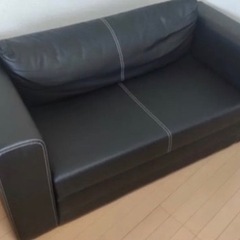 早い者勝ち】多機能レザーソファ　⑶の画像