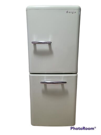 レトロデザイン冷蔵庫　2ドア ANG-RE151 149L GREEN