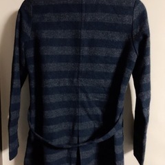 深海ブルーハーフロングコート