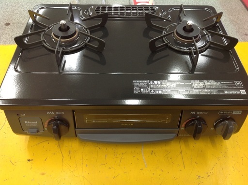 リンナイ　都市ガス用ガスコンロ KG34NBK 【9650951】