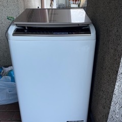 2018年製洗濯機日立ビートウォッシュ　BW-DV80B（N）8011621の画像