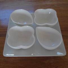 【値下げします】【白食器】皿と小鉢セット