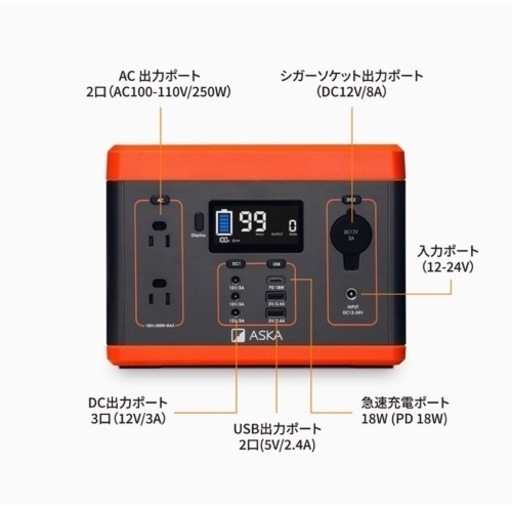 ✨ 売り切れ✨ポータブル電源✨ 78000mAH 280W ✨