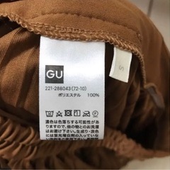 プリーツスカートパンツの画像