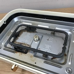 A2301-421  BRUNO コンパクトホットプレートBOE021 (平面プレート不足)  外箱有(中底にシミ有)傷、汚れ残りあります　現状お渡しの画像