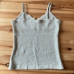 未使用品　ニットキャミソールの画像