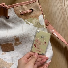 【新品】地図柄合皮バッグの画像