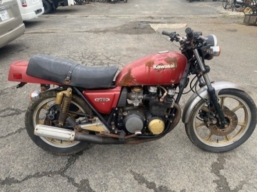 カワサキ　Z750FX 3型　国内物　レストアベース　部品取り　KZ750E