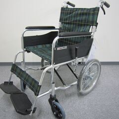 【新品】　マキテック　介助式車イス　EW－３０GN　ノーパンクタイヤ