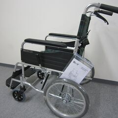 【新品】　マキテック　介助式車イス　EW－３０GN　ノーパンクタイヤの画像