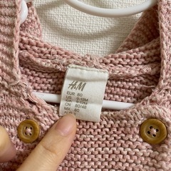 H&M 女の子 ニットカーディガンの画像
