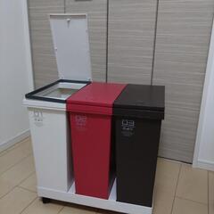 20L×3 キャスター付ごみ箱