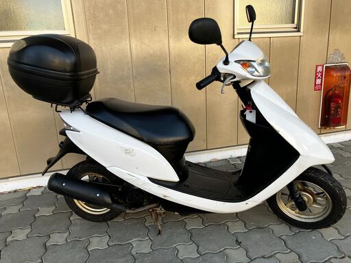 【引き取り先が決まりました】ホンダDIO AF62 キャブOH済み　バッテリー新品　リアBOX付！