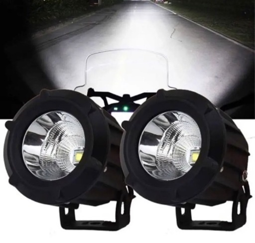 値下げ！　バイク フォグランプ  オートバイ バギー  25w LED  2個セット