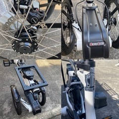 豊田トライク　キャリー　大人の三輪車　自転車　お洒落電動自転車　電動アシスト　TOYODA TRIKE YAMAHA SHIMANO カッコいいの画像