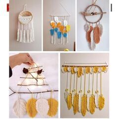 2本セット　マクラメ 糸編み 紐 ロープ 3mm 200m　カラー変更可　A04の画像