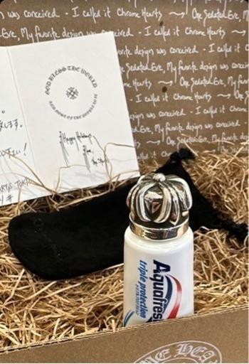 クロムハーツ 歯磨き粉 キャップ ノベルティ 箱 袋セット