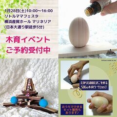 【1/28(土)日本大通り】木育ハンドメイドワークショップでお勉...