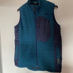 men'sベスト（フリース生地）mobusモーブス（グリーン）M...