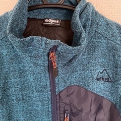men'sベスト（フリース生地）mobusモーブス（グリーン）Mサイズ【値下げ交渉可】 の画像