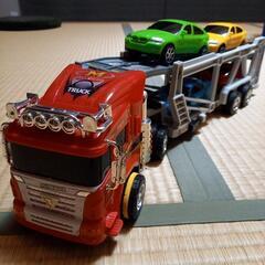 ３台セット ジャイアントキャリアカー コンクリートミキサー車の画像