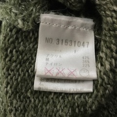 [決まりました]500円→無料にいたしました。レディースニットポンチョ差し上げますの画像