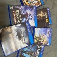 PS4本体・コントローラー・Razerヘッドセット・ソフトの画像