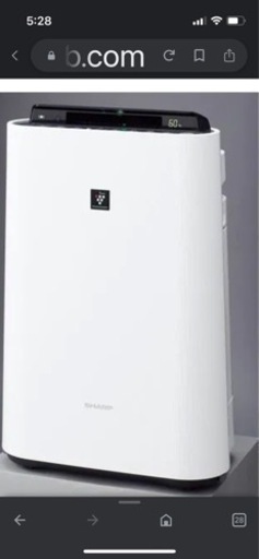 シャープ高級加湿空気線KCーH500y 2018年式