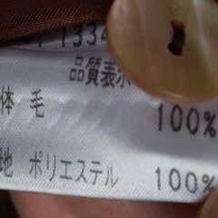 焦茶のコート　L　中古品の画像
