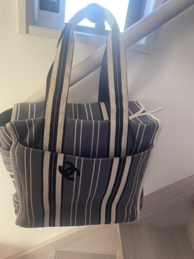 CHANEL クルーズライン　ストライプバック