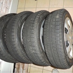 スタッドレス4本 165/65R14  ブリヂストン BLIZZ...