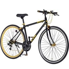 クロスバイク　LIG MOVE 自転車 7段変速 使用期間1年　...