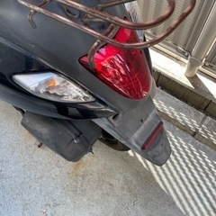 【値下げ可能】原付　スズキ　レッツ　破損あり　廃車証明済みの画像