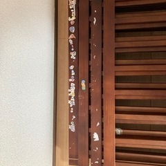 木製ベビーサークルの画像