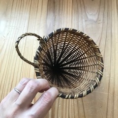 【無料・お譲りします】竹製のコーヒードリッパーの画像