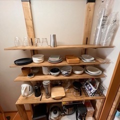 【〜1/28まで】棚　キッチン棚　食器棚の画像