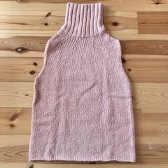 ニット　ベストの画像