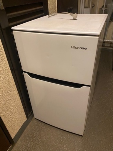 ハイセンス　2ドア冷蔵庫（受け取りに来てくれる方限定）