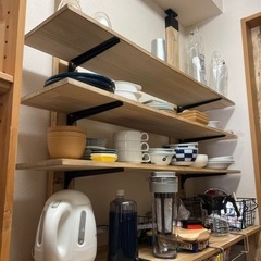 【〜1/28まで】棚　キッチン棚　食器棚の画像
