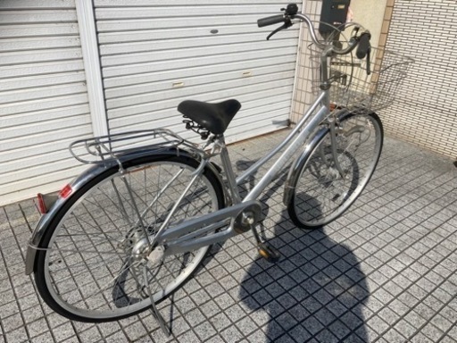 【27インチ自転車】内装3段　LEDオートライト付　鍵新品❗️スペアキーあり　若林自転車　唐崎店　SALE中❗️