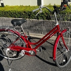 3段変速自転車 27インチ さすべえ ダイヤル式の鍵有