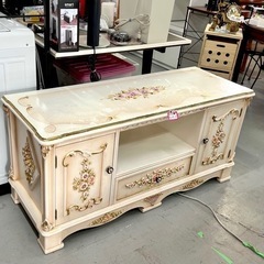 カンティーニュ アンティークロココ調テレビボード 大幅値下げしました！】ロココ調 TVボード