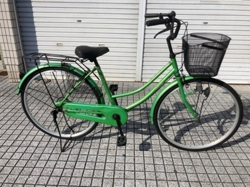 【26インチ自転車】変速なし　ファミリーサイクル　シンプルなママチャリ　若林自転車　膳所店　SALE中❗️
