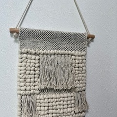 マクラメ　壁掛け　オブジェの画像