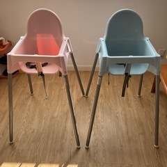 取引終了しましたIKEA ベビーチェア　キッズチェア　2脚セット...