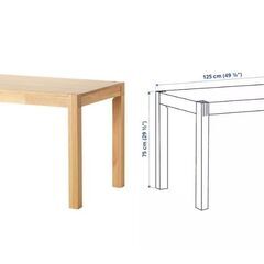 IKEA ダイニングテーブル / NORDBY ノールドビーの画像