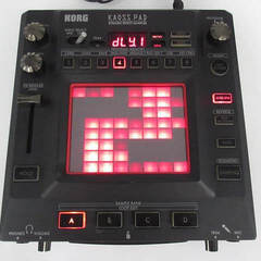 ss4579　コルグ　DJエフェクター　カオスパッド　KP3　サンプラー　KORG　KAOSS PAD　タッチパッド　DJ用　サンプリング　黒　MIDI　SD　DTM　ダンスミュージックの画像