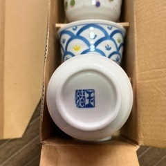 中村玉緒　主観　湯呑み5個セットの画像