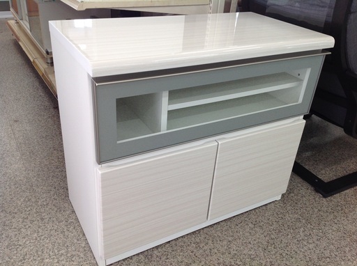 ニトリ ホワイト AVキャビネット ポスティアWH【9650017】